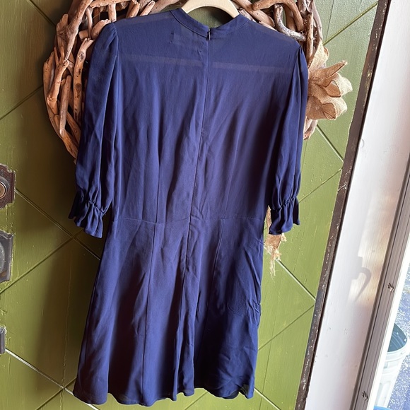 Navy Reformation Mini Dress - Picture 3 of 4